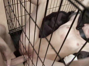 Caged Sub Girl Fucked By Her Big Cock Master