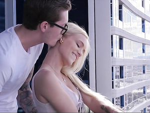 His Condo With A View Turns On This Slutty Teen