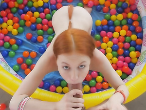 Petite Young Redhead Spreads For Big Cock Sex