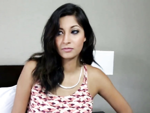 Gorgeously Made Up Girl Fucks In A Hotel Room